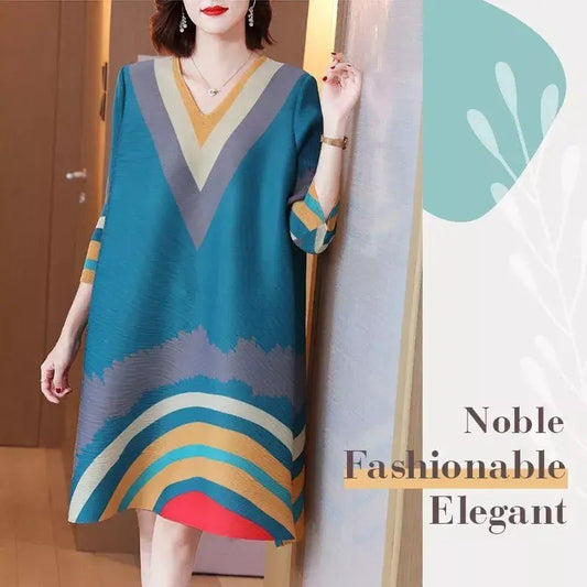 V-NECK NOBLE ELEGANT LOOSE DRESS🔥HOT SALE🔥