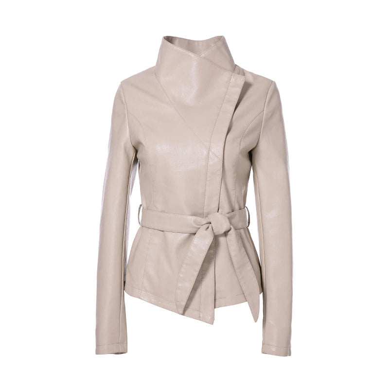 Hellebore Leather Jacket With Belt