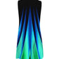 Color Block Sleeveless Casual Dress