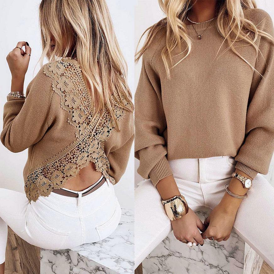 Lace Loose Women's Sweater