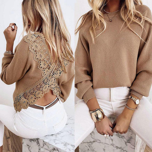 Lace Loose Women's Sweater