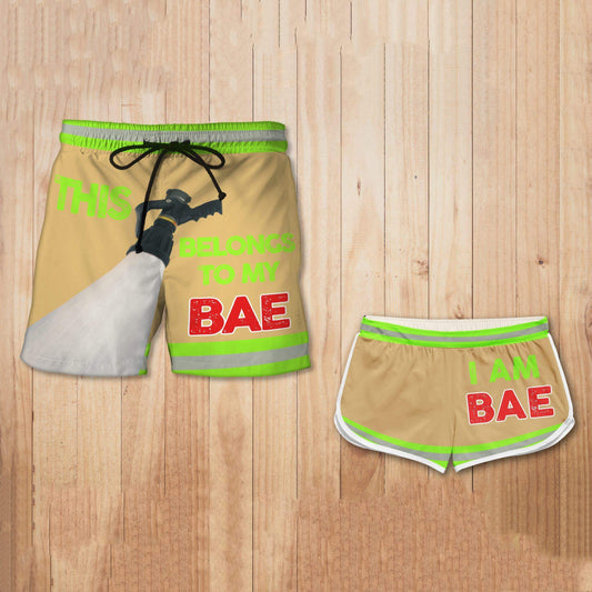 Couple Matching - This Firehose Belongs to Bae - Shorts