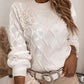 Beaded Decor Long Sleeve Sweater