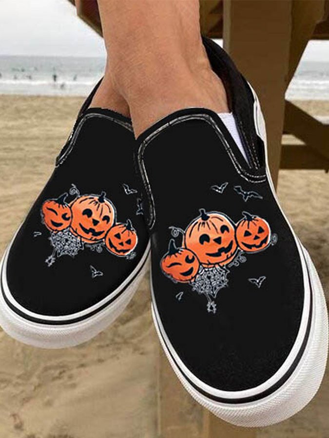 Halloween Pumpkin Casual Shoes