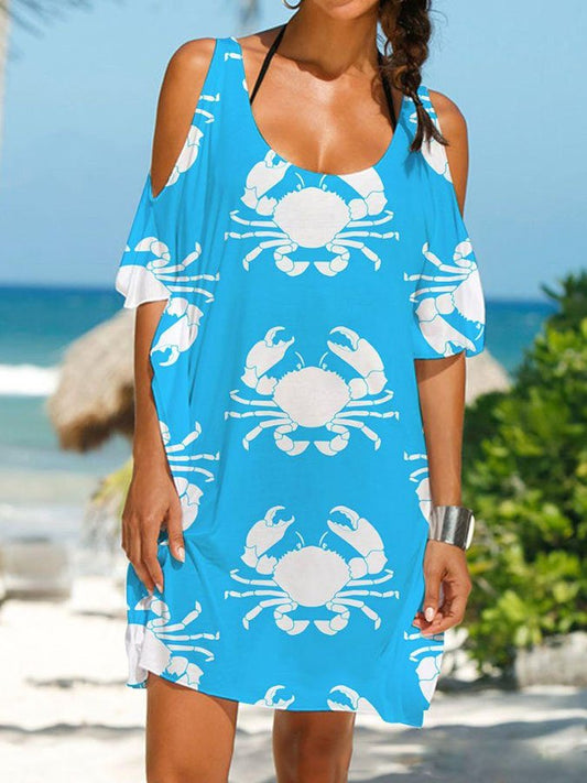 Crab Print Dress