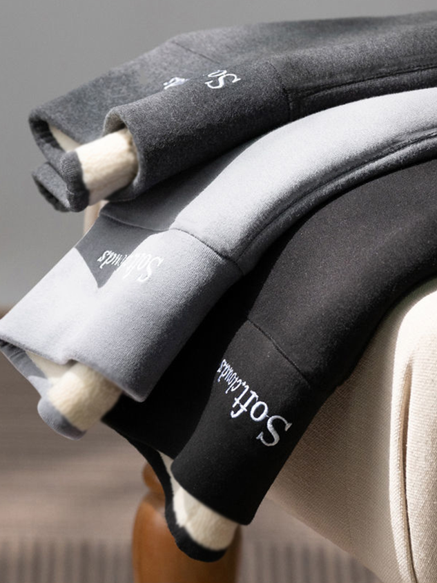 Basics Dünn Unifarben Leggings