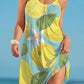 Fruit Print Slip Dress
