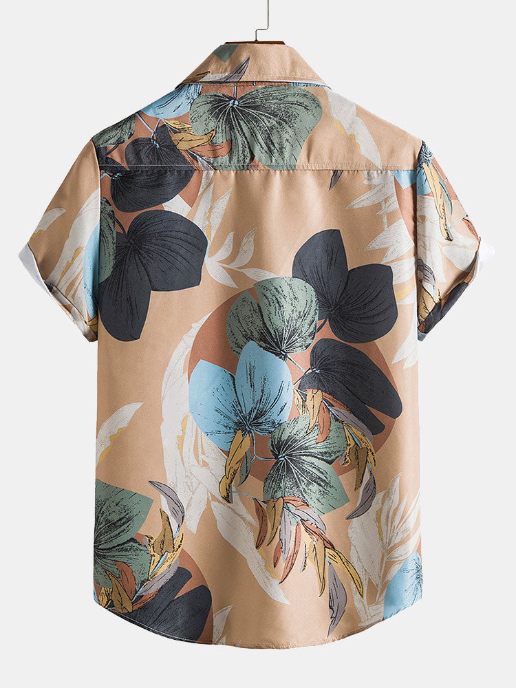 Tropical Print Shirt & Shorts