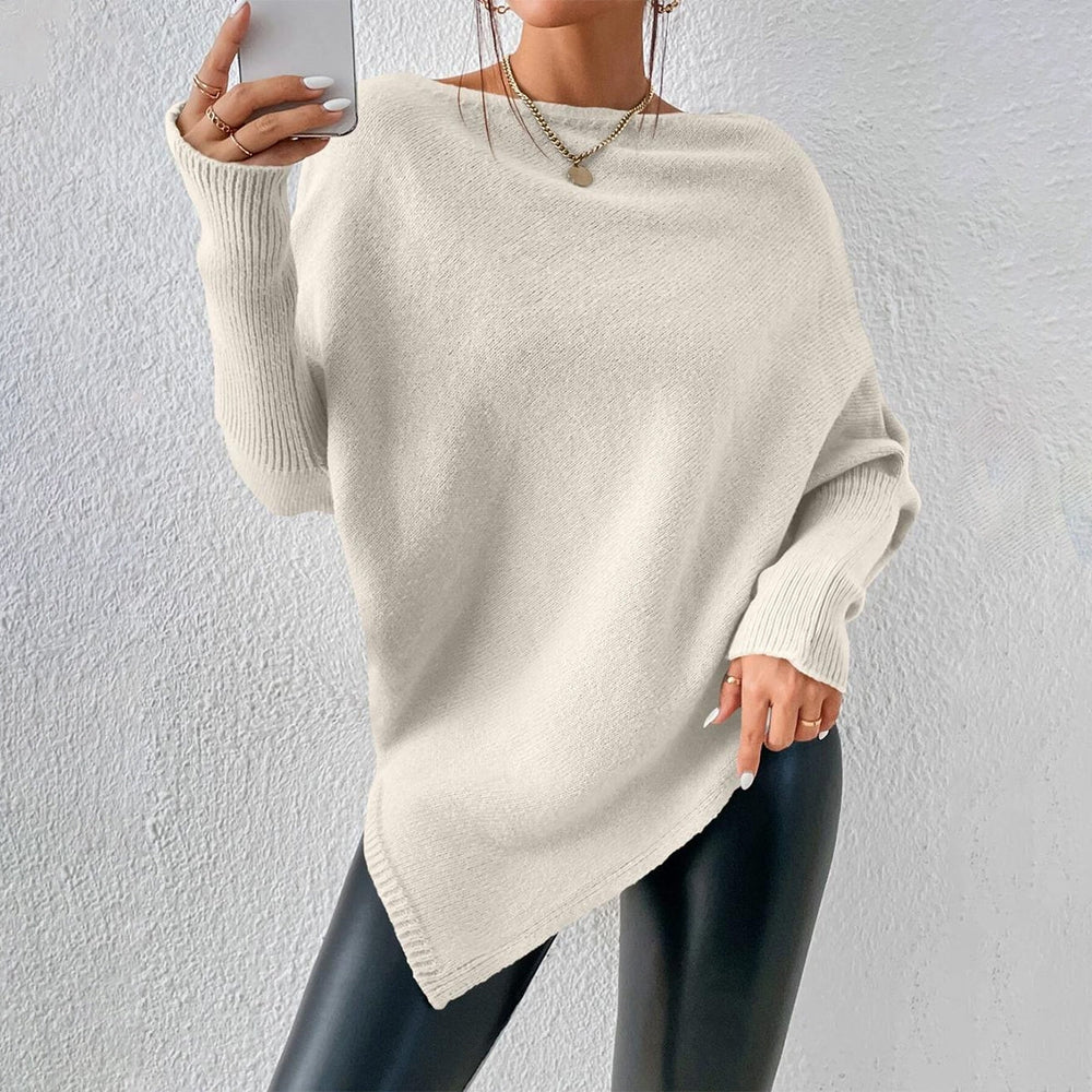 Basic Long Sleeve Plain Sweater