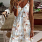 Floral Sleeveless Above Knee Slip Dress