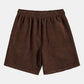 Short Sleeve Corduroy Boxy Shirt & Corduroy Shorts