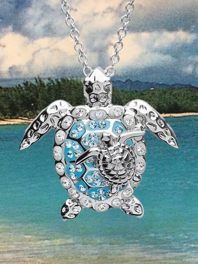 Cute Little Turtle Necklace