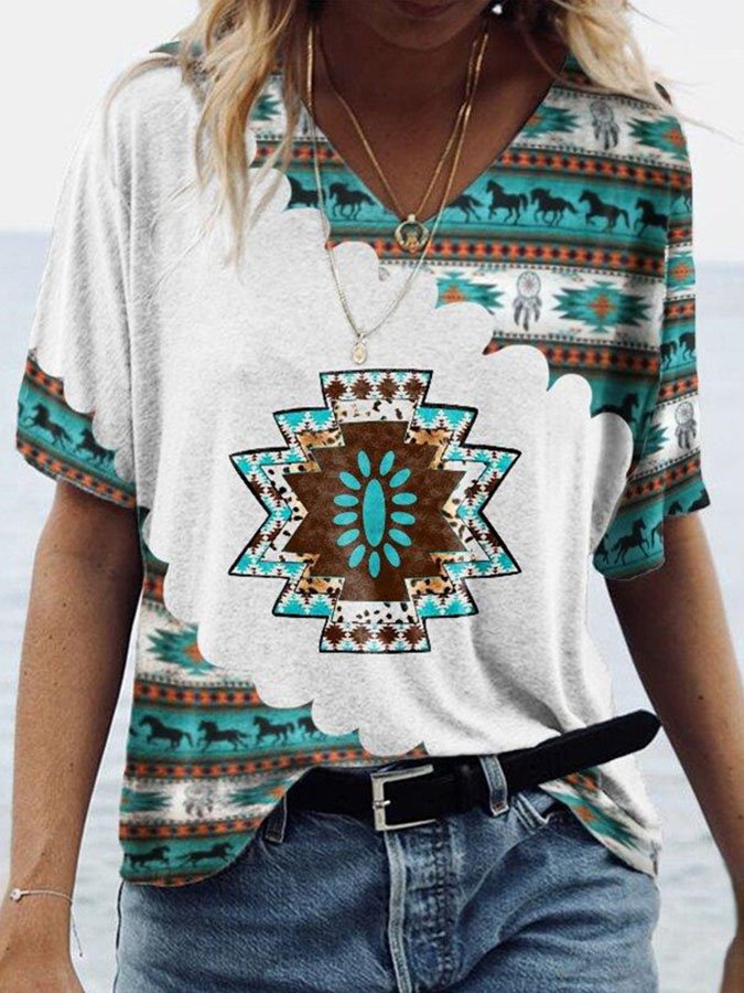 Short-Sleeved Printed T-Shirt