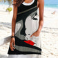 Portrait Print Dress