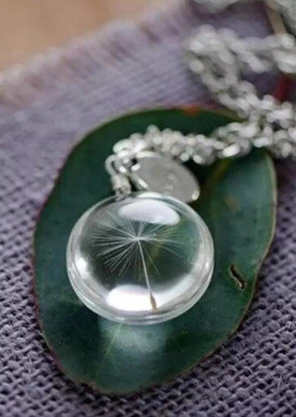 Women's WISH Dandelion Necklace