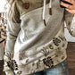 Farbblock Lässige Sweatshirts mit Kapuze