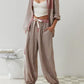 Pink loose pajama set