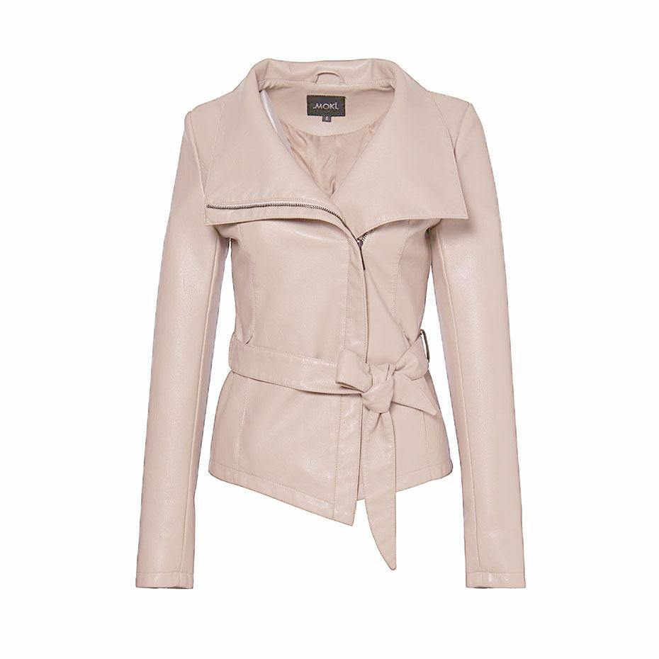 Hellebore Leather Jacket With Belt