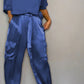 Smooth Satin Half-sleeved Top and Pants SetBUY 2 SETS FREE SHIPPING