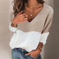 Casual Print Long Sleeve Sweater