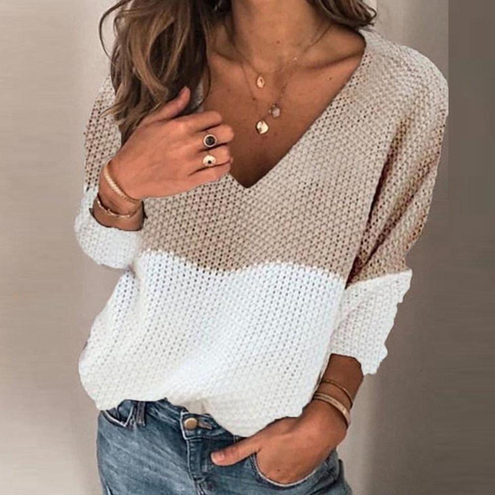 Casual Print Long Sleeve Sweater