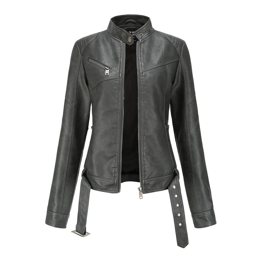 LADY SHORT JACKET SPRING JACKET MOTOR BIKER