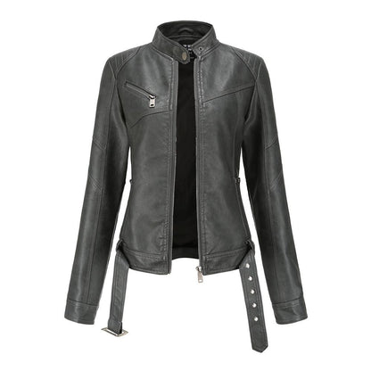 LADY SHORT JACKET SPRING JACKET MOTOR BIKER