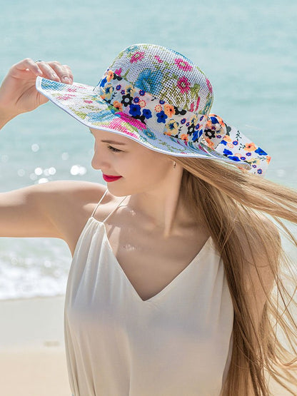 Wide Brim Bucket Hat Sunshade Beach Hat