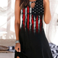 USA Casual Printed Sleeveless Dress