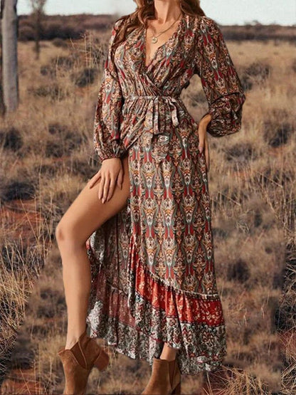 Vintage Print Dress