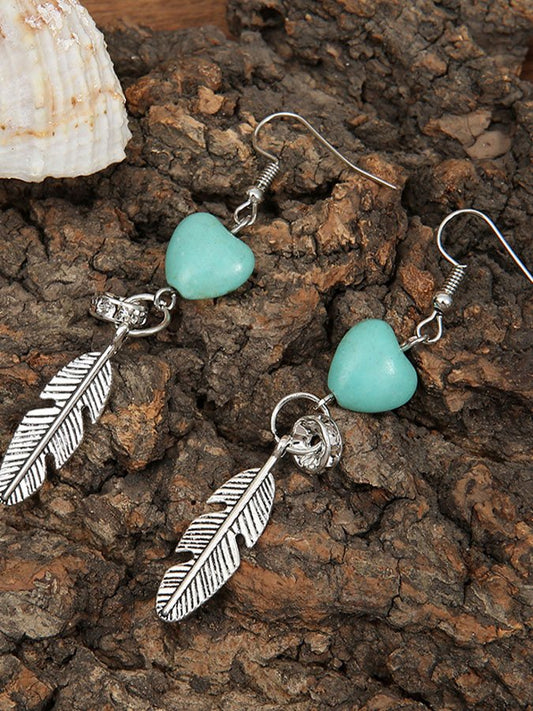 Heart Turquoise Earrings