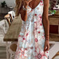 Floral Sleeveless Above Knee Slip Dress