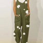 women's Floral Print Strapless Jumpsuit