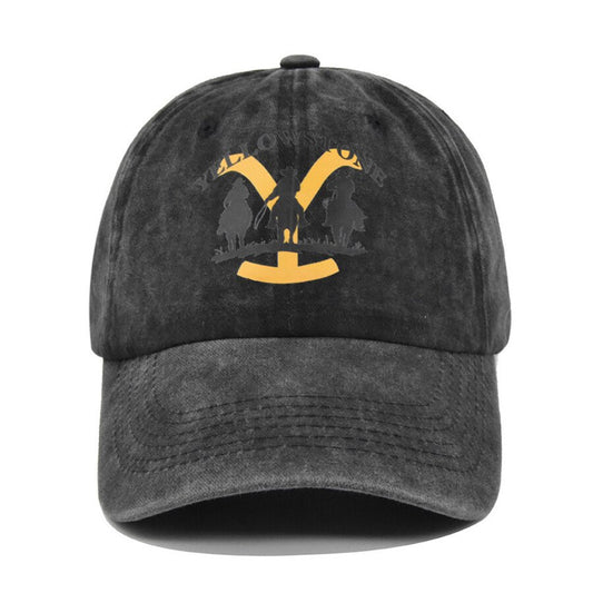 Yellow Stone Embroidery Baseball Cap