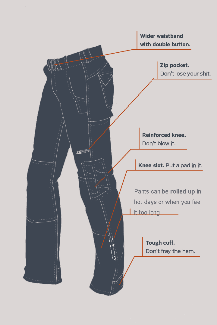 Hip Hugger Comfy Cargo Casual Pants