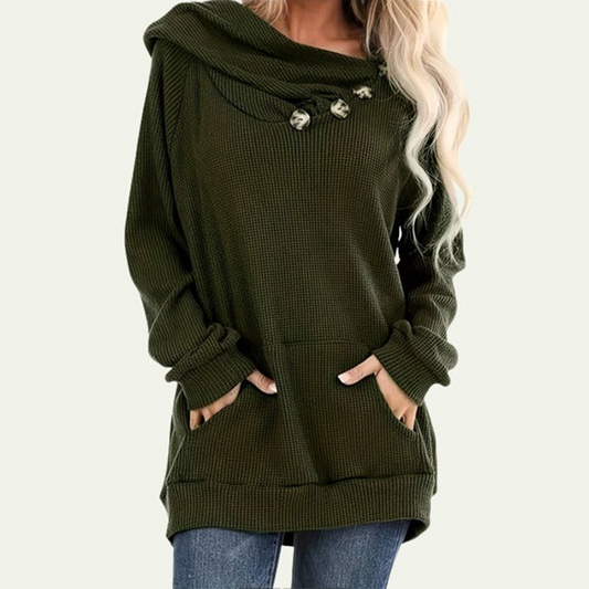 Basic Long Sleeve Plain Sweatshirt