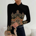 Special Long Sleeve Print Top