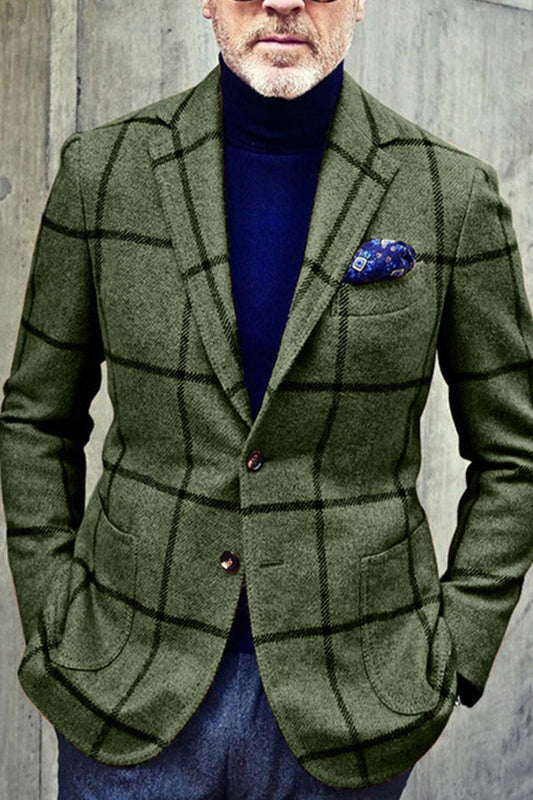 New Plaid Casual Trendy Suit Jacket
