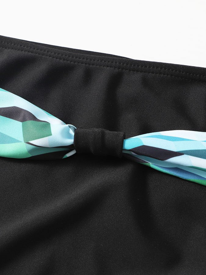 Geometric Print Bikini Set