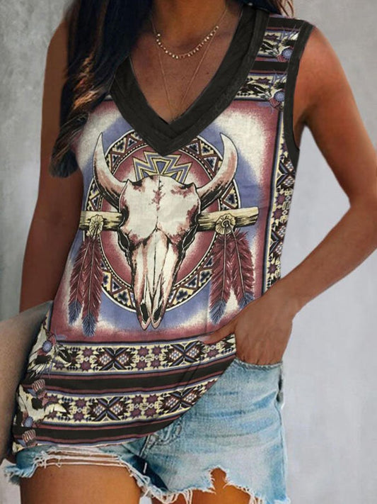 Casual Printed Vest