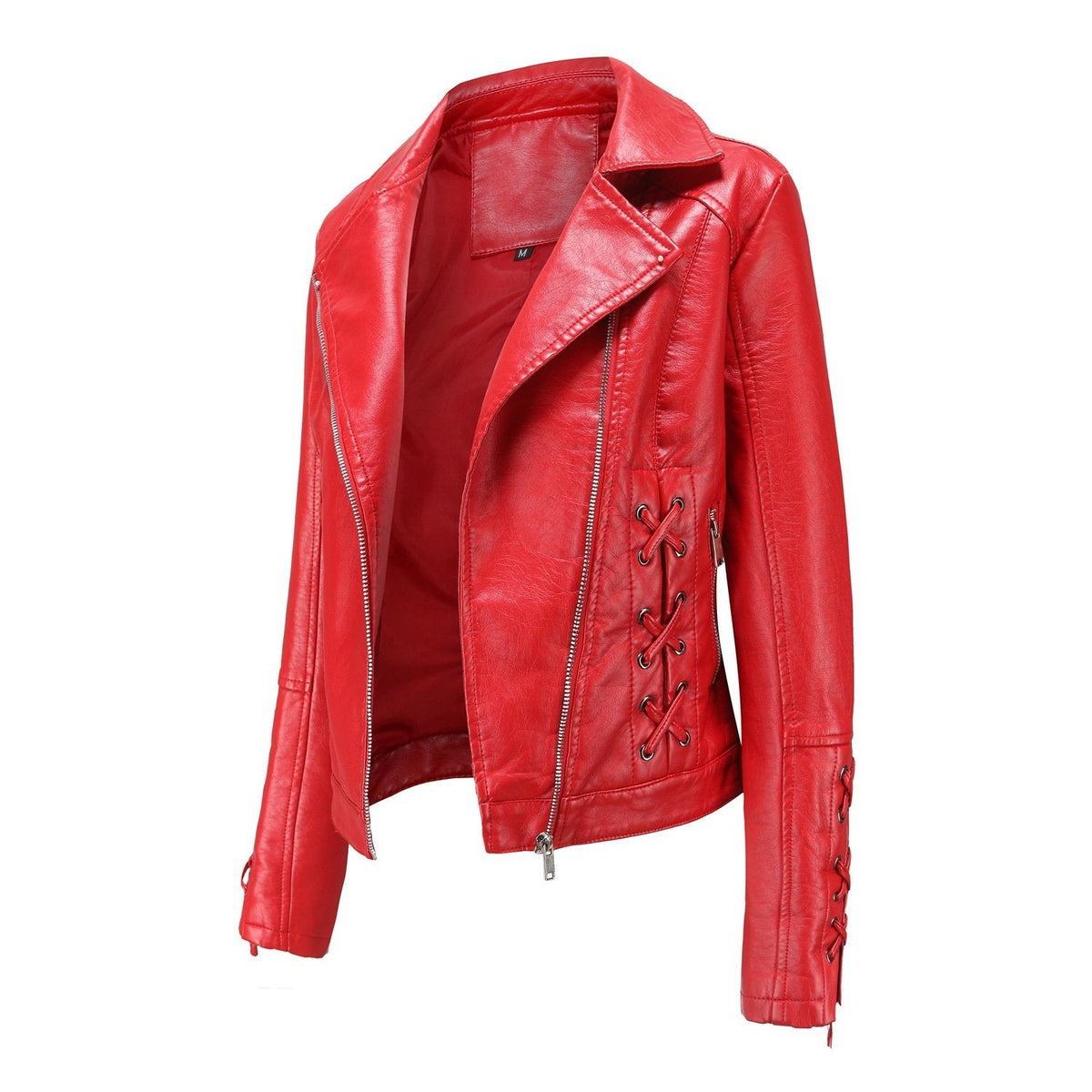 Women's Plush Leather Jacket