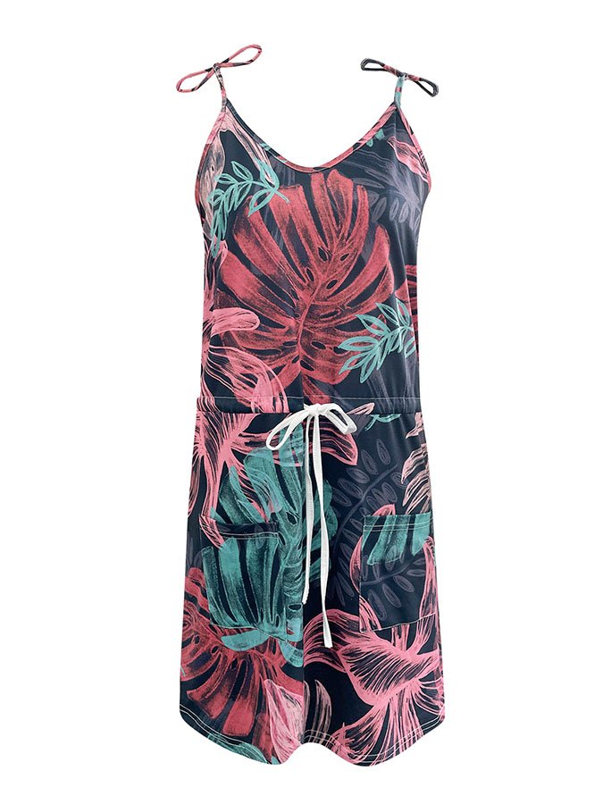 Printed Slip Dress