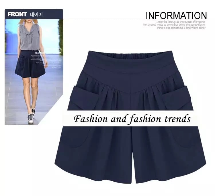 Hot SaleWomen Beach Casual Hot Shorts with Elastic Waistband