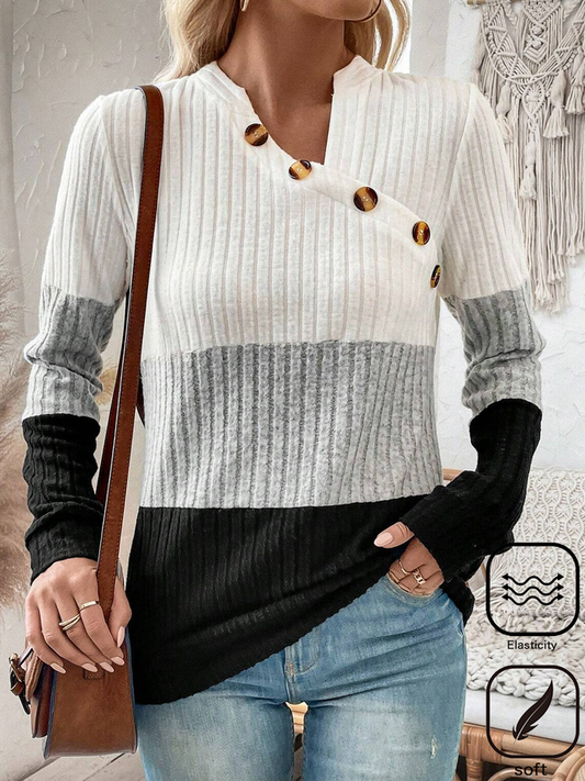 Basic White Long Sleeve Top