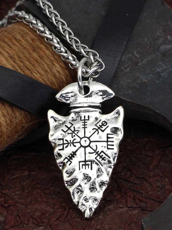 Viking Compass Compass Pendant Necklace