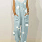 women's Floral Print Strapless Jumpsuit