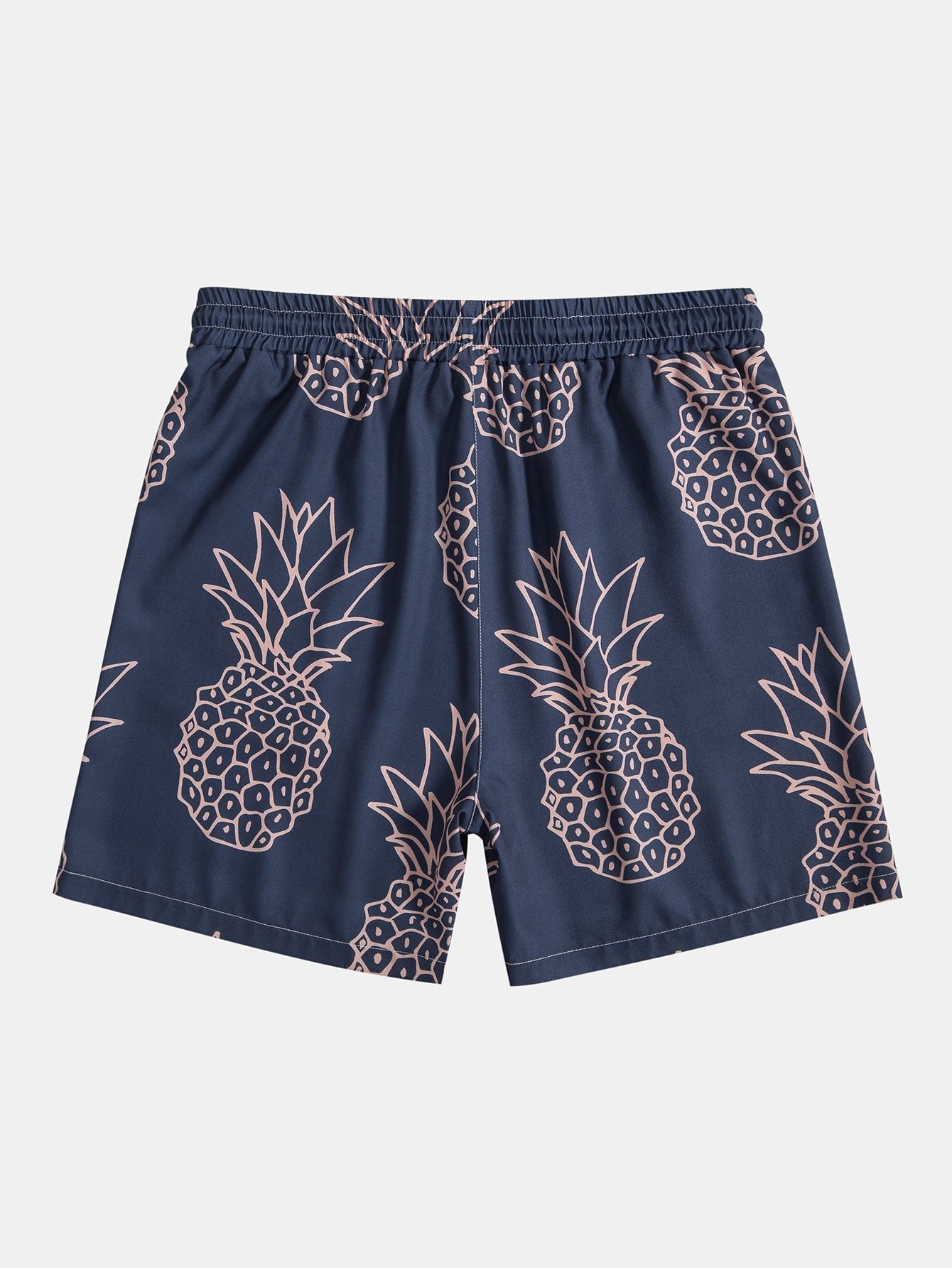 Pineapple Print Button Up Shirt & Shorts