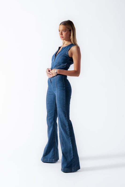 Sleeveless Cutout Jumpsuit