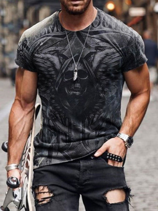 Casual Crew Neck Short Sleeve T-Shirt