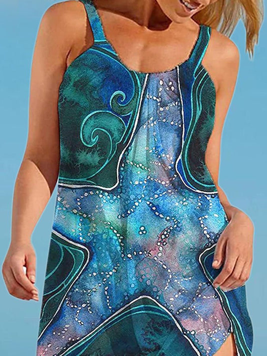 Starfish Print Dress